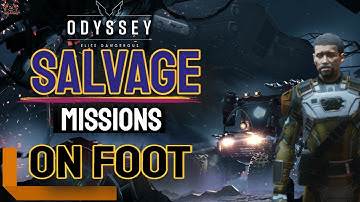 Elite Dangerous Odyssey Crash Site Salvage Mission Walkthough