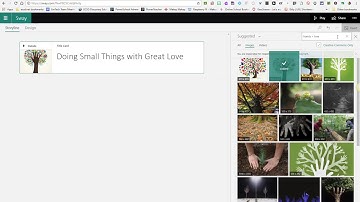 Sway 2018 Adding Content