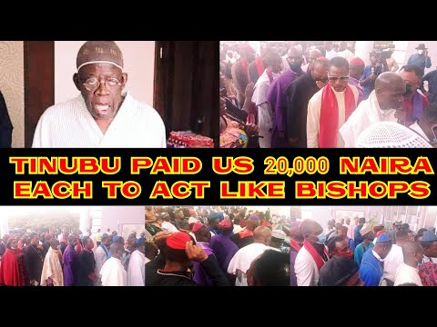 Tinubu's Fake Bishops to be Arrested for Scamming Nigeria as they Share Money in Public