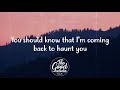 X Lovers feat. Chloe Moriondo - Haunt You (Lyrics / Lyric Video)