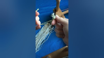 Attaching Fishing Swivels for Tablet Weaving on an Inkle Loom