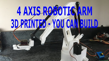 How To Build The Mk2 Robotic Arm - 3D Printed 4 Axis