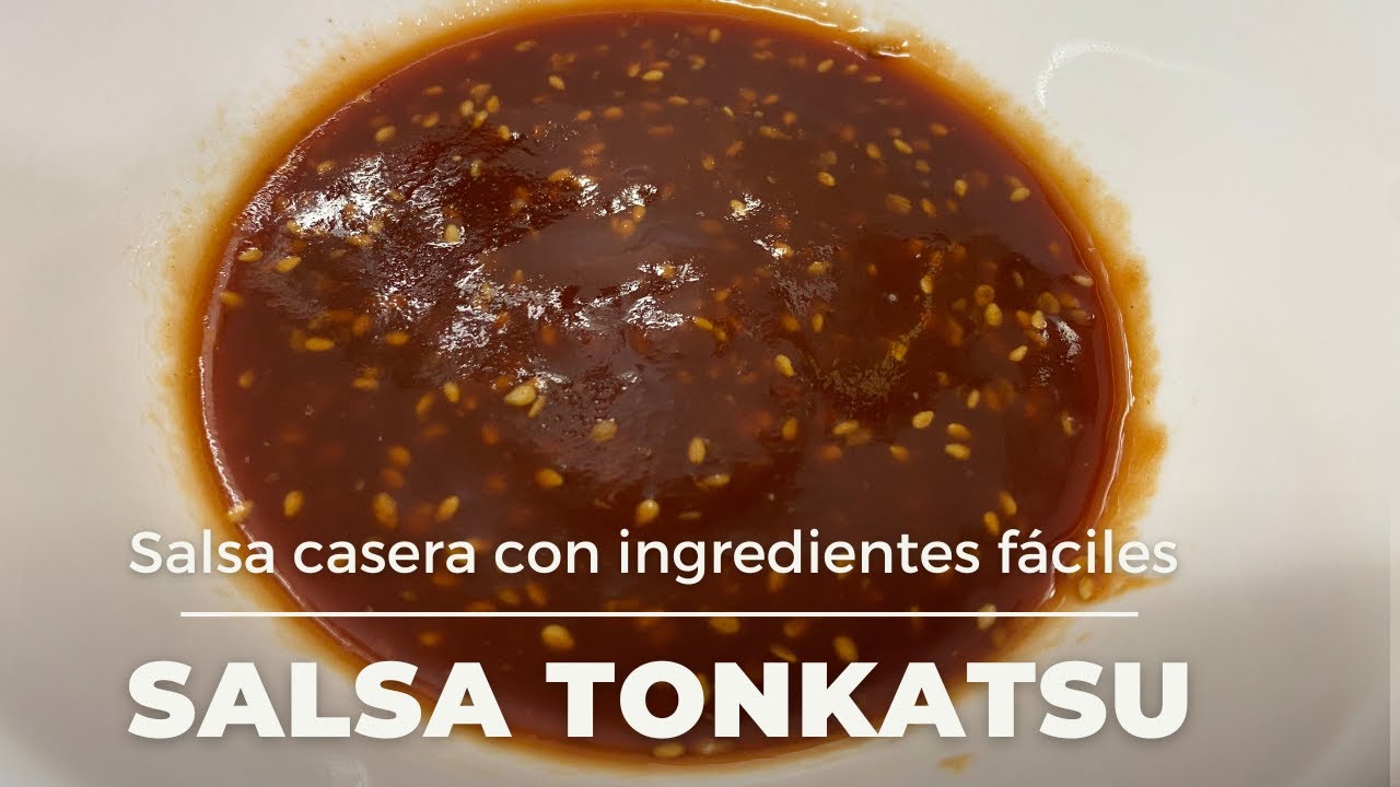 Salsa Tonkatsu Como hacer salsa Tonkatsu Receta Salsa bulldog