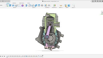 Engine Assembly Animation Video