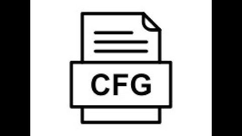 How to convert  TXT File to CFG Windows 10