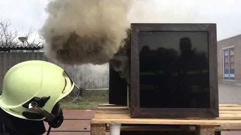 How to: BACKDRAFT in slowmotion setup at fire department live training