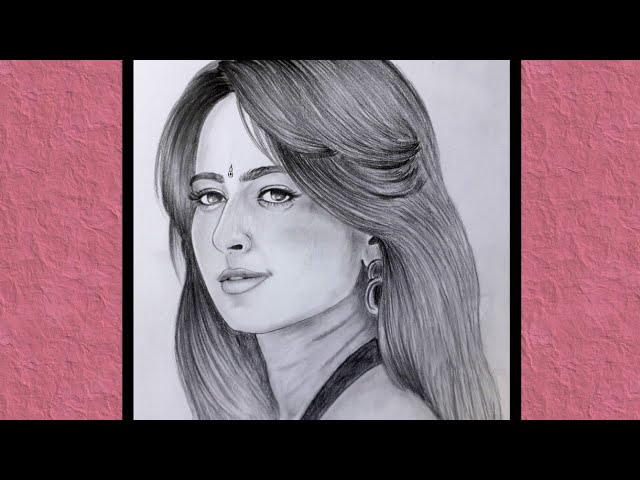 Anushka shetty drawing pencil work     art artist love  photography drawing artwork instagood photooftheday instagram   Instagram