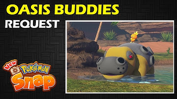 Oasis Buddies: Hippowdon 4 Star Pose Request | New Pokemon Snap Guide & Walkthrough