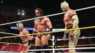 Neville Vs. Stardust Raw, Sept. 14, 2015