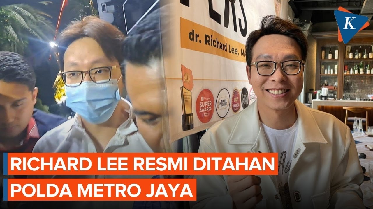 Richard Lee Resmi Ditahan di Polda Metro Jaya
