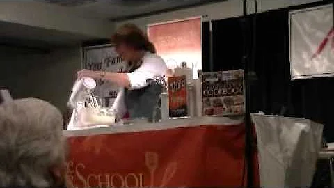 Kelly Huntington at Taste of Home Cooking School