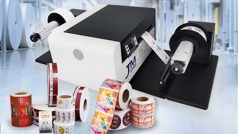 JM210C Roll to Roll Color Label Printer for Small Business
