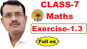 Class 7 maths Chapter 1 | Integers | Exercise 1.3