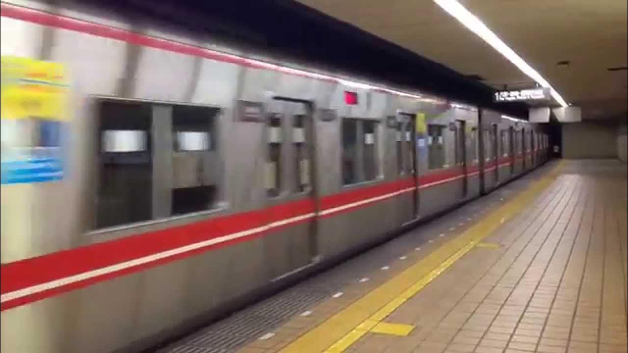 鶴舞線 名古屋市営地下鉄！鶴舞線に桜通線の車両が通過！ - YouTube