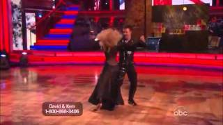 David Arquette \& Kym Johnson Tango