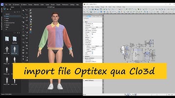 #clo3d #optitex   import File Optitex qua phần mềm CLo3d - import file optitex to Clo3d