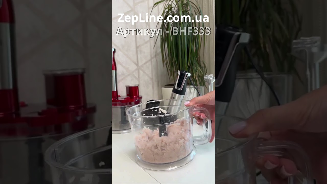 Багатофункціональний блендер 7в1 Zepline ZP-797 – 1500Вт, Чорний