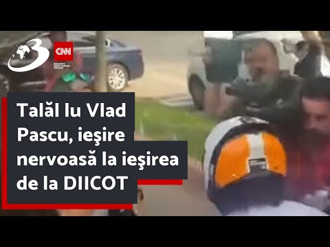 Talăl lu Vlad Pascu, ieşire nervoasă la ieşirea de la DIICOT: A accelerat şi a intrat cu motocicleta