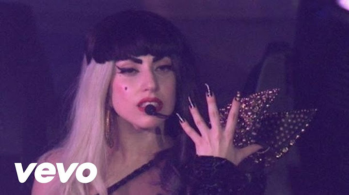 The Edge of Glory Live version - Live performance video thumbnail