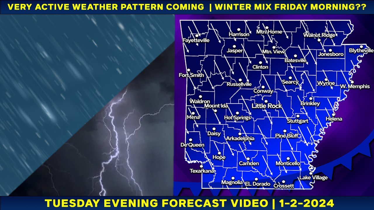 VERY Active Pattern Coming | Two Winter Weather Chances?? | Tuesday ...