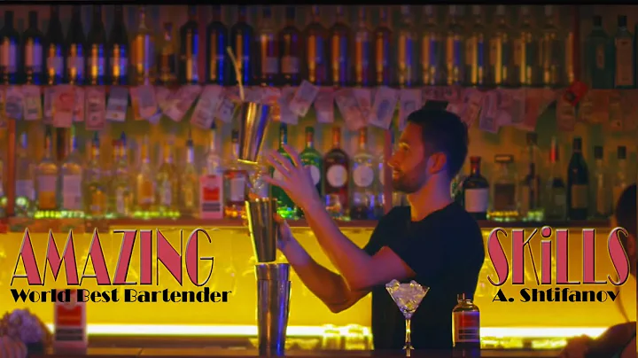 Amazing Bartender skills Alexander Shtifanov