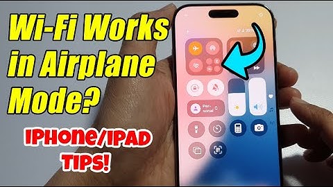iPhone/iPad: Can You Use Wifi When Airplane Mode is Enabled?