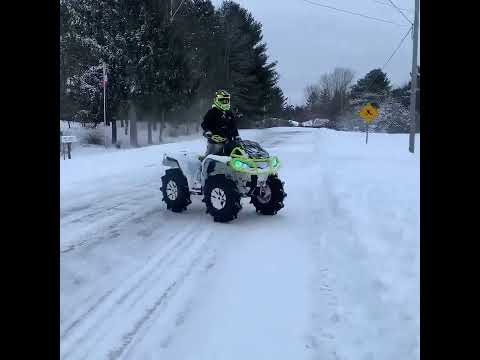 По Снегу на Can-Am Brp Outlander 1000 XMR