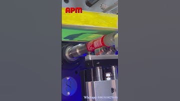 Lipstic tube screen printing machine #apm #factory #autopack#screenprinting #tubeprinting #shorts