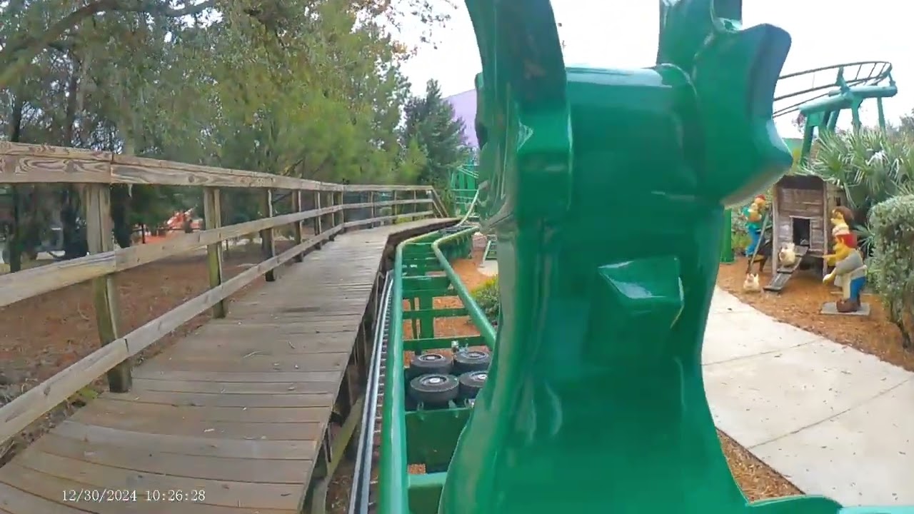 Legoland Florida-The Dragon Coaster POV! Front seat! 🐉🎢🐲❤️  @LEGOLANDFloridaResort  #legolandflorida