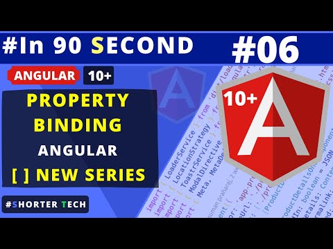 Property Binding In Angular | In 90 Sec | Short & Easy Explanation