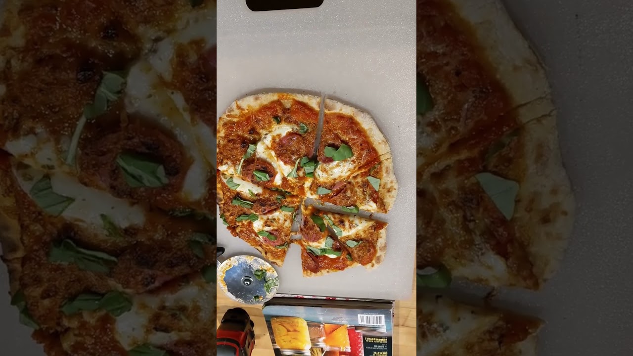 Grilled Pizza in 12 Degree Frigid Temps! 