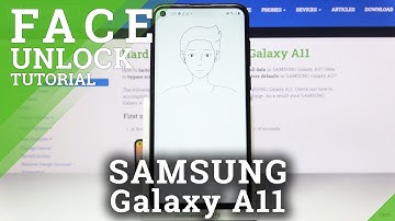 SAMSUNG Galaxy A11 – Set Up & Turn On Face Unlock Option