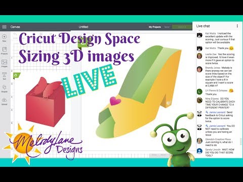 Sizing 3D Images in Cricut Design Space