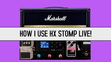 HOW I USE HX STOMP ON MY PEDALBOARD!!!