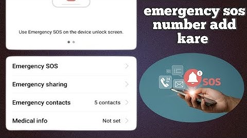 how to add emergency contact in android mobile number add 