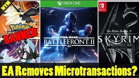 Pokemon Ultra Sun and Moon Bans, EA Removes Battlefront II Microtransactions, Skyrim on Switch