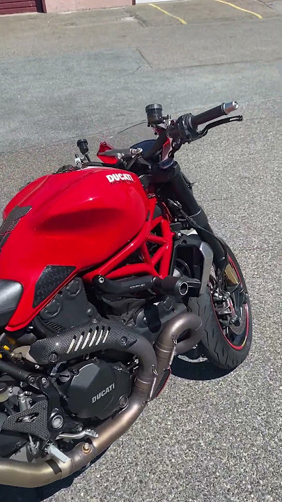 Ducati Monster 1200 R Rev and SP Exhaust Sound