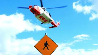 Irish Coast Guard Helicopter Rescue115 Coming In To Land at UH (Galway) 5/5/24