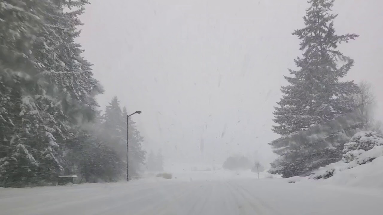 January 15th, 2020 Nanoose Bay BC Snowstorm YouTube