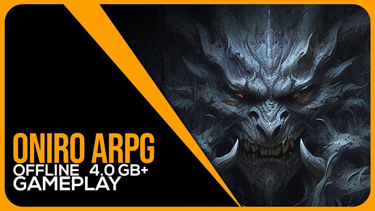 Oniro ARPG • NOVO Jogo de Ação e RPG OFFLINE para Mobile (Android/iOS ...