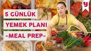 [Subtitled] Handle It at Once, Relax For 5 Days! 5-Day Meal Plan for Weekdays 🗓️