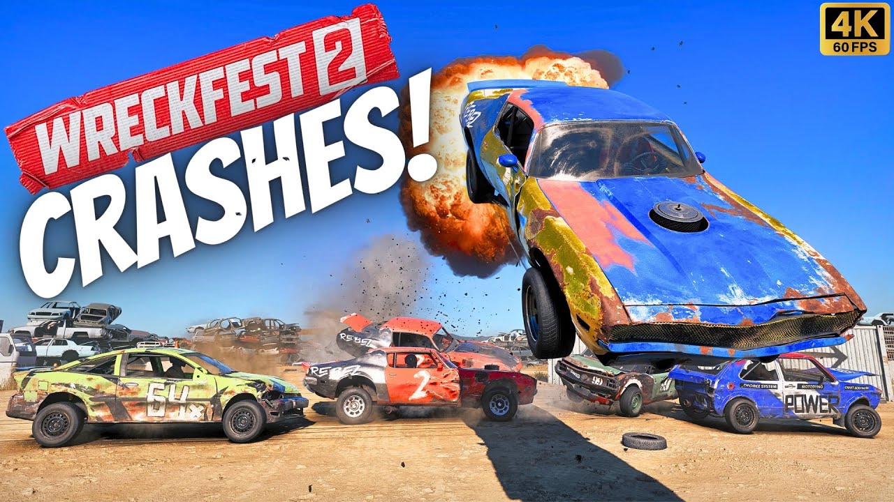 CRASHES & FAILS!!!  - Wreckfest 2 Compilation