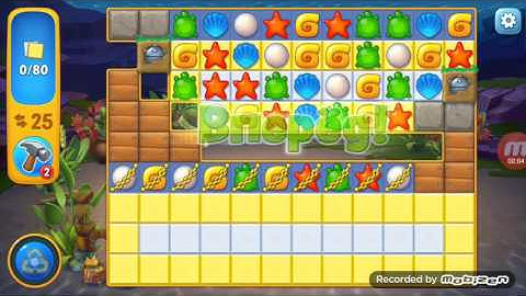 Fishdom deep dive level 105.