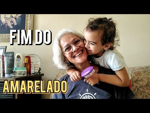 Desamarelando e recuperando o cabelo grisalho – Fim da Progressiva