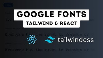 How to use Google Fonts in Tailwind CSS v4 React Vite App