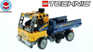 LEGO Technic 42147 Dump Truck - LEGO Speed Build Review