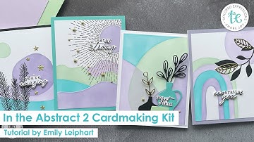 In the Abstract 2 Card Making Kit | Taylored Expressions | Emily Leiphart