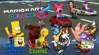 Cartoony Gameplay: Mario Kart 8 Deluxe (MULTIPLAYER) Ft. ST1997, Toonfan91, Matthew Chesser