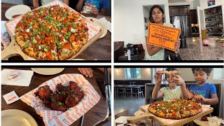 দেশি pizza রদোকান খুলেছে বাড়ির সামনে..পরিমাণে এতো দিয়েছে,দেখে আমরা অবাক..আমেরিকা