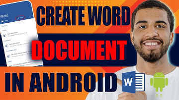 How to Create Word Document in Android Phone (2025)